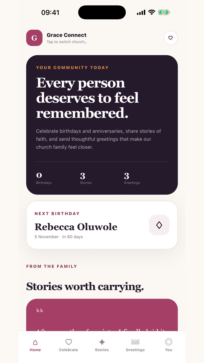 Connect & Cherish product preview