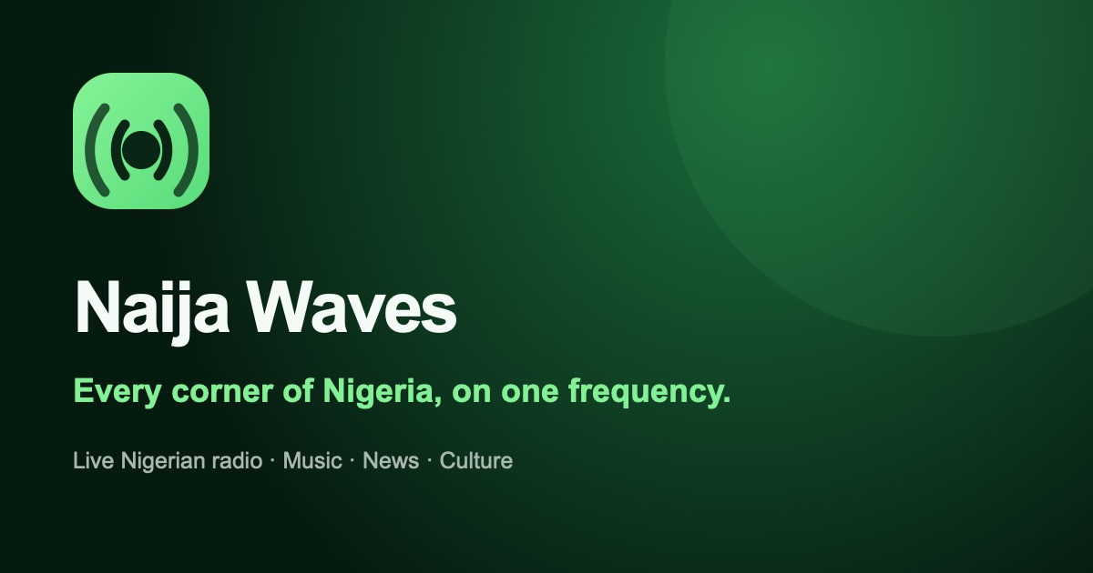 Naija Waves product preview
